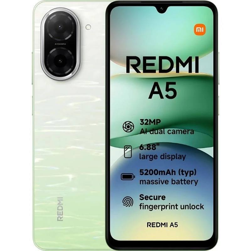 Xiaomi Redmi A5 3GB+64GB 黒色 Xiaomi Redmi A5 4G Midnight Black 64GB + 3GB Dual-SIM Unlocked GSM